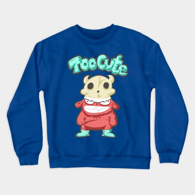 Too Cute Crewneck Sweatshirt by calavara